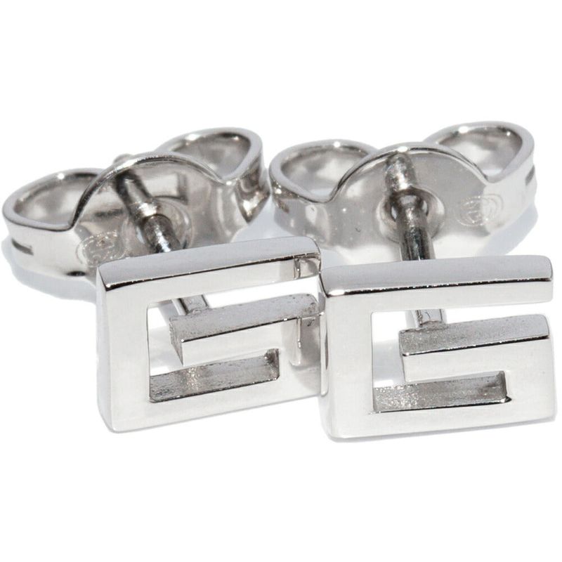 Gucci G Logo K18wg Earrings